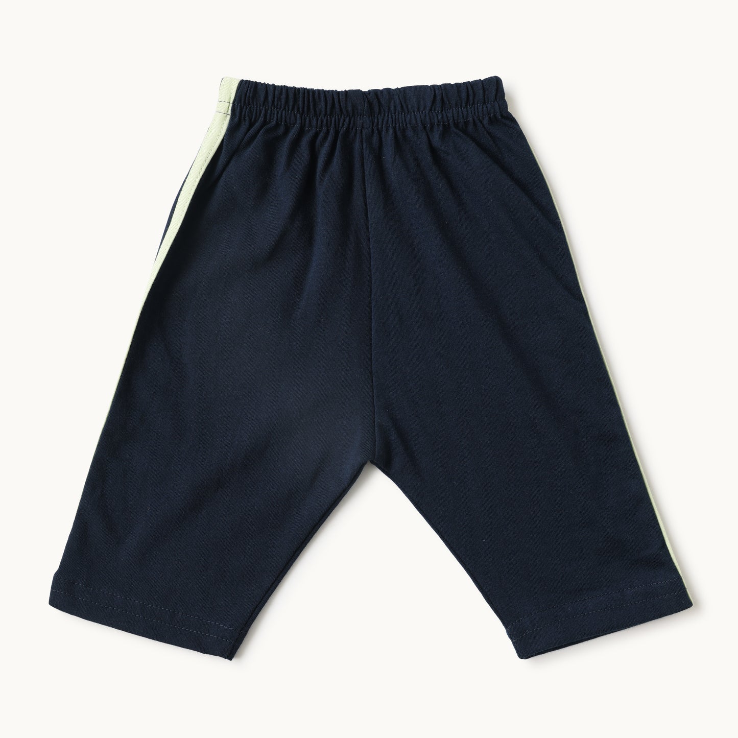 Dino & Pup Adventure Baby Full-Sleeve T-Shirt & Pants Set – Grey & Navy