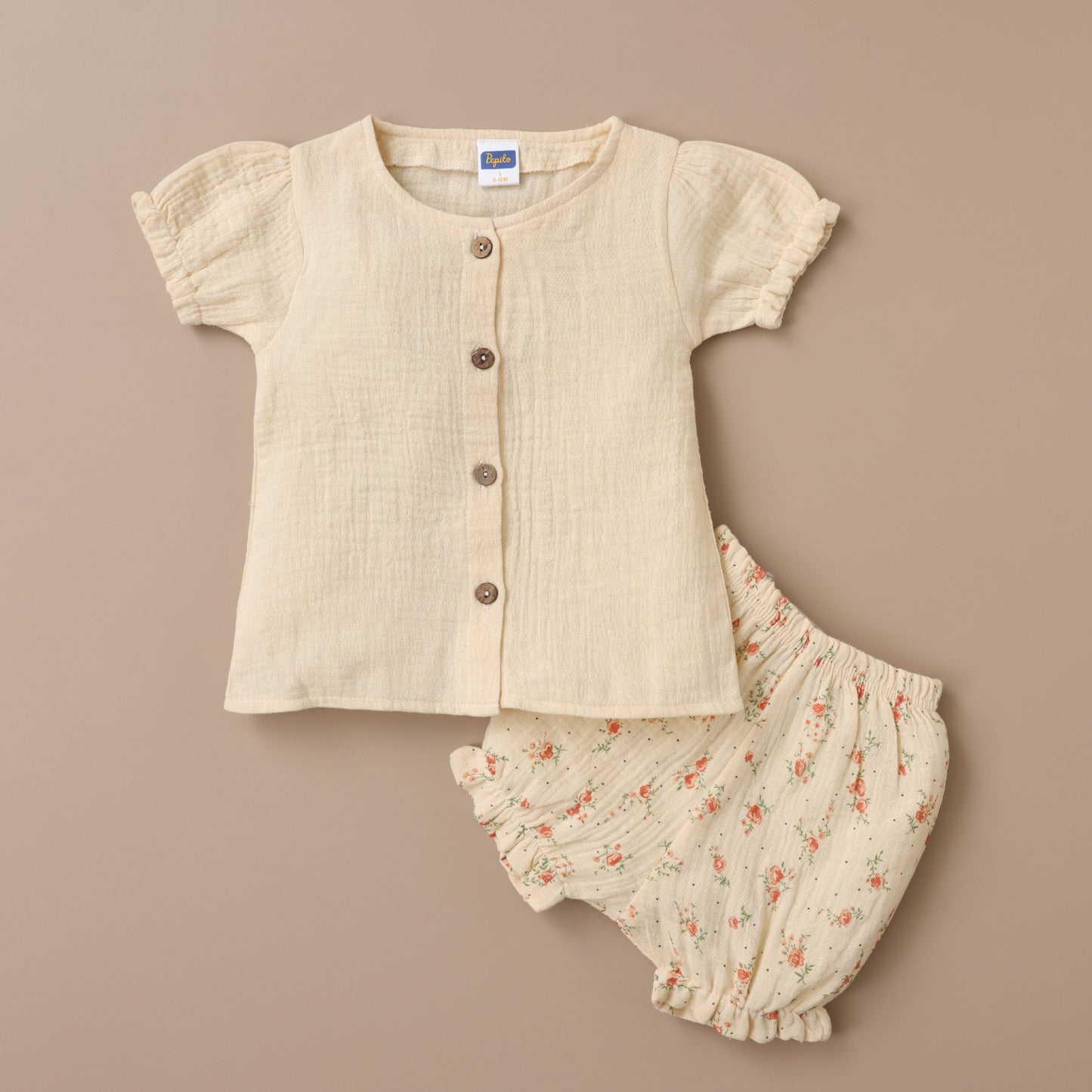 Pepito's Floral Bliss Puff Sleeve Co-Ord Set