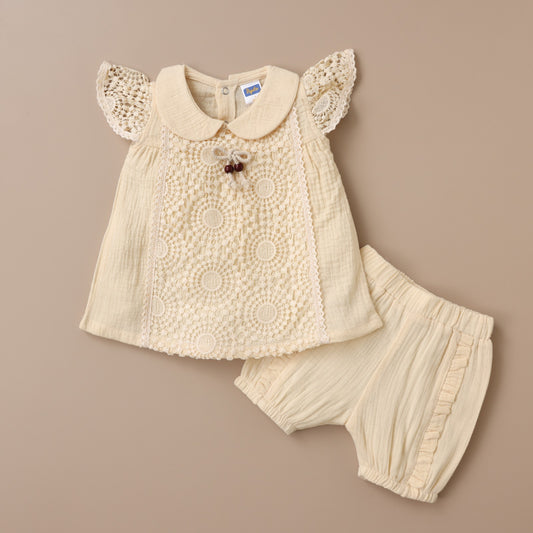 Pepito's Vintage Lace Charm Co-Ord Set